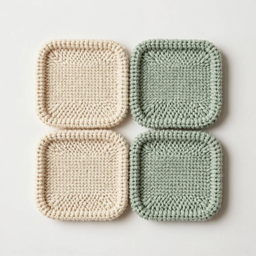 Pebble Knit Coasters